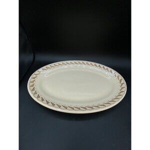 1932 Wallace Chine Dotine Geometric Pattern Restaurant Platter 13.5 x 9”